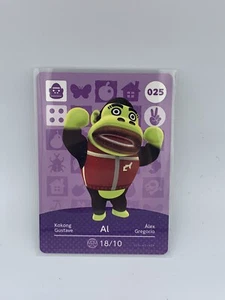 025 Al - Series 1 Animal Crossing Amiibo Card Unscanned And Genuine - Picture 1 of 2