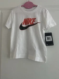 Nike Tee Shirt Crew Neck 3T Short Sleeve Camouflage Logo - Picture 1 of 4