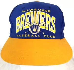 MILWAUKEE BREWERS Vintage Hat ⚾ 1990's Rookie League Youth or Adult S/M 90s Cap - Picture 1 of 7
