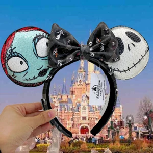 Loungefly Disney Parks Nightmare Before Christmas Sally Jack Ears 2024 Headband - Picture 1 of 10