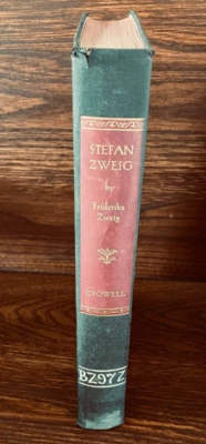 Stefan Zweig, by Friederike Zweig, Vintage 1946, Thomas Y. Crowell, HC - Image 1 of 4