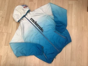 McKenzie white & blue polyester long sleeved hoodie Small - Picture 1 of 1
