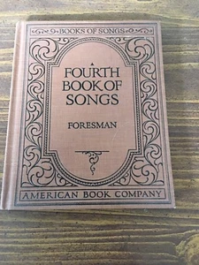 Antikes Notenbuch "Viertes Jahr Musik" 1916 Hollis Dann        - Bild 1 von 2