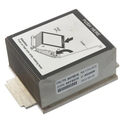 IBM System X3650 M4 Heatsink ( 94Y6618 69Y5270 ) NEW - Image 1 of 3