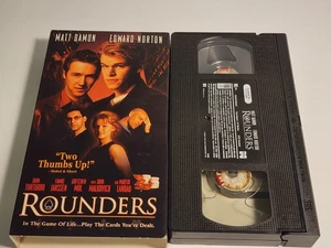 Rounders VHS 1998 Crime Drama Poker Matt Damon Edward Norton Free Shipping - Picture 1 of 3