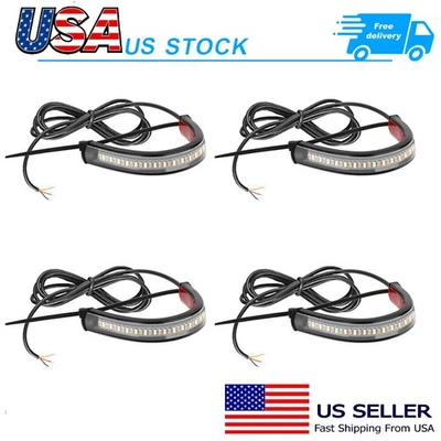 Tira de luces traseras LED para motocicleta 4 piezas para BMW K1300R 2016 Foto 1 de 4