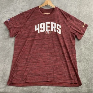 Nike Shirt Herren XXL San Francisco 49ers Rot Sideline Velocity Lockup Performance - Bild 1 von 11