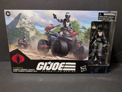 NOVO G.I. JOE CLASSIFIED SERIES #119 COBRA FURRET SCOUT & FURRET ATV lacrado na caixa - Imagem 1 de 4