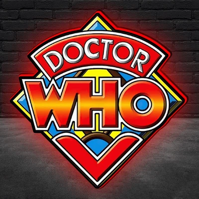 Doctor Who Logo Led Lightbox for Bally Pinball Machine 3D Printed Lightbox - Image 1 of 4