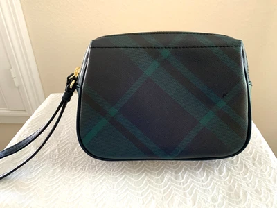 Bolso sin asas Talbots reloj negro a cuadros pequeño con cremallera Foto 1 de 4