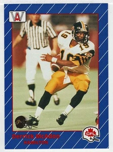 Derrick McAdoo - Hamilton Tiger-Cats - (CFL) 1991 All World Football # 56 Mint - Picture 1 of 1