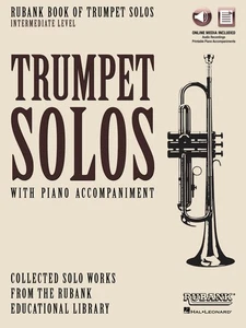 Rubank Book of Trumpet Solos Intermediate Sheet Music Book & Play-Along Audio - Picture 1 of 1