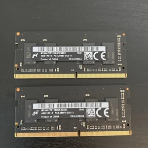 Micron MTA4ATF51264HZ-2G6E3 4GB DDR4 2666Mhz RAM MEMORY (SET OF 2) - Picture 1 of 1