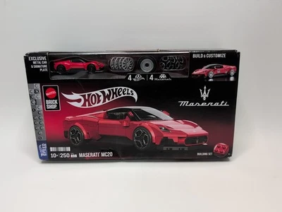 Mattel Brick Shop Hot Wheels Maserati MC20 Building Set | NEW, Fast📦 - Image 1 of 2