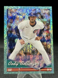 2024 Topps Archives Aqua Sparkle Foilboard #299 Cody Bellinger /75 Chicago Cubs - Picture 1 of 2