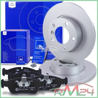 2X ATE DISCHI FRENO PIENO Ø286 + PASTIGLIE ANT PER BMW SERIE 3 E36 316 318 90-00 - Immagine 1 di 4