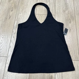 Torrid Foxy Neckholder-Top mit V-Ausschnitt Größe 3X Übergröße schwarz Damen ärmellos - Bild 1 von 10