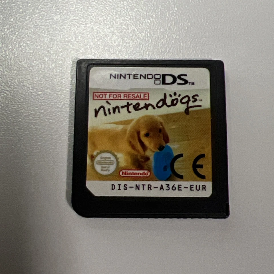 Nintendo DS Nintendogs Not For Resale Cartridge Card Only Ex Display Kiosk 2005 - Image 1 of 4