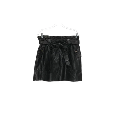 Marc New York Black A-Line Faux Leather Skirt - Image 1 of 4
