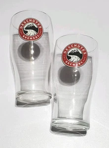 Vasos de pinta Deschutes Brewery - Juego de 2 - Nuevos - 0,05 L Rastal rojo etiqueta negra - Imagen 1 de 5