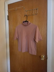 The Sunday Collective Girls Turtle Neck Terracotta Shirt Size 12 - Picture 1 of 6