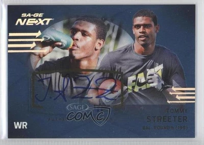 2012 SAGE Next Platinum Foilboard Tommy Streeter #SA-45 Rookie Auto RC - Image 1 of 2