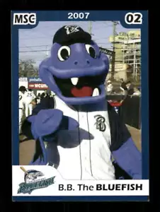 2007 Team Issue Bridgeport Bluefish B.B. The Bluefish Mascot BXCP24 - Picture 1 of 2