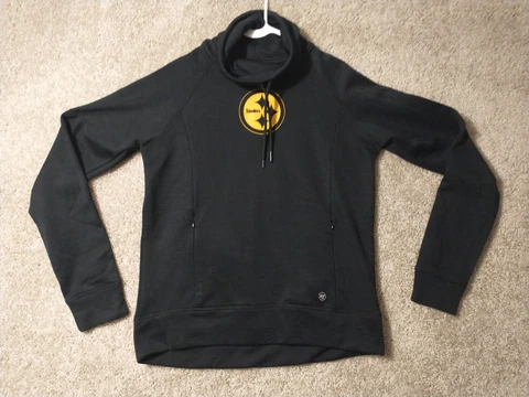 Pittsburgh Steelers Sweater Womens Medium Black '47 Hoodie NFL Football Ladies Cover