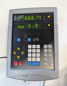 60 DAY 2-AXIS NEWALL C70 DRO FOR SPHEROSYN ANALOG LINEAR ENCODERS C702000 - Picture 1 of 6