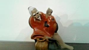 ✅💯Statuina giapponese in ceramica vintage   ambulante venditore - Foto 1 di 4