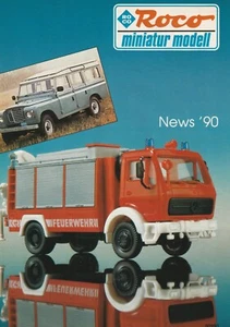 Roco Miniatur Modell News 1990 Catálogo, Katalog, Catalog, Catalogue. - Imagen 1 de 4