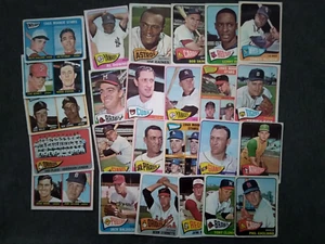 1965 Topps High #501-589 Downing Cloninger Lefebvre Rookie Baseball Lot 25 - Picture 1 of 7