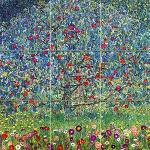 Arte Colorido Gustav Klimt Cerámica Mural Salpicadero Azulejos de Baño #2017 - Imagen 1 de 1