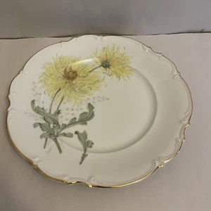 Hutschenreuther Bavaria THE CHRYSANTHEMUM Sylvia Shape Dinner Plates 10” - Picture 1 of 5