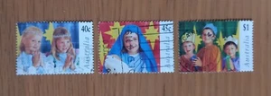 Complete Australia used stamp set: 1997 Christmas - Picture 1 of 1