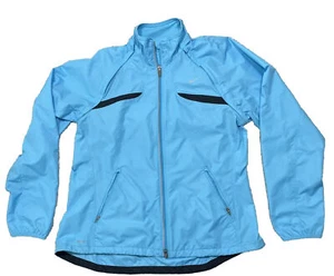 Nike Fit Storm Girl’s XL (16-18) 2-in-1 Convertible Jacket Vest Blue Windbreaker - Picture 1 of 12