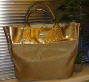Designer VERSACE Gold Wochenende ~ Gepäck ~ Urlaub ~ Reise große Handtasche oben - Bild 1 von 21