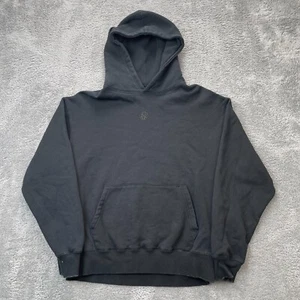 Sudadera con Capucha Ninth Hall Fundamentals Para Hombre Grande Negra Forrada de Vellón Bolsillos Pullover - Imagen 1 de 12