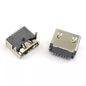 10 piezas HDMI 19 pines 19P hembra hembra derecho DIP PCB conector de enchufe 3 filas enchufe 2 patas - Imagen 1 de 6