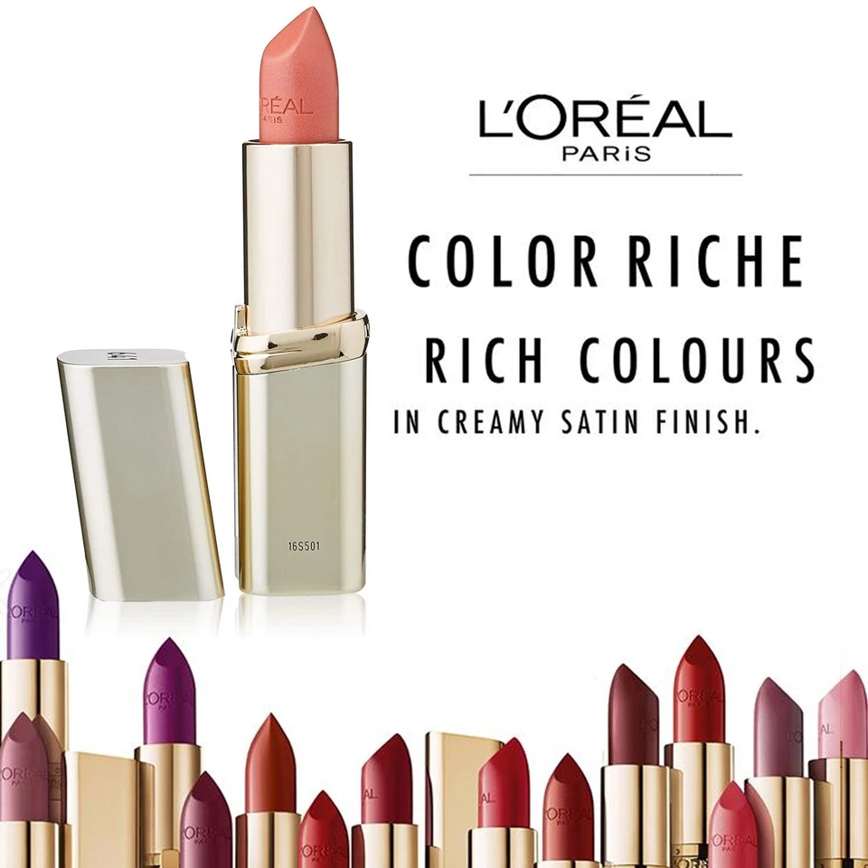 L'oréal Paris Rossetto lunga durata Color Riche colore pieno Finish satinato