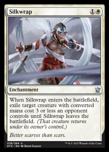 Silkwrap ~ Moderately Played Dragons of Tarkir MTG Magic UltimateMTG White Card - Image 1 of 1