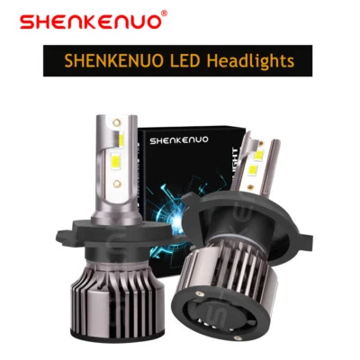 2 SUPER LED Headlight Bulbs For Polaris Classic 340 500 550 600 700 800 Touring - Image 1 of 4