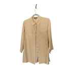 Tommy Bahama June Silk Cargo Shirt Button Up with pockets Size 10/12