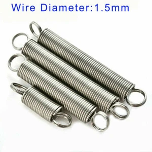 2pcs Wire Dia. 1.5mm 304 Stainless Steel Extension Expanding Spring Double Loop - Picture 1 of 6