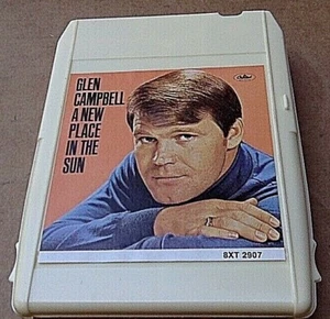 RARE MINT- ORIG 1968 8 track tape Glen Campbell A New Place in the Sun PLAYS EX - Bild 1 von 6