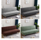 Jacquard Armless Sofa Bed Cover Without Armrest Folding Furniture Decoration
