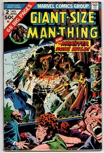 Giant-Size Man-Thing Vol 1 No 2 Nov 1974 (VFN-) (7.5) 68 pages,Marvel,Bronze Age - Imagen 1 de 2