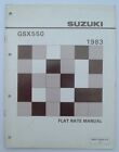 Suzuki GSX 550  – 1983  * Flat Rate Manual / Arbeitszeit-Richtwerte  -  3
