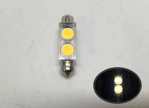 Pactrade Marine RV Auto Car Trailer Bus Part LED 2 Bulb Festoon Type Warm White - Picture 1 of 7