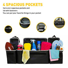 Car Trunk Organizer Oxford Interior Accessories Back Seat 4 Pocket Storage Bag